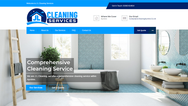 JL Cleaning Website