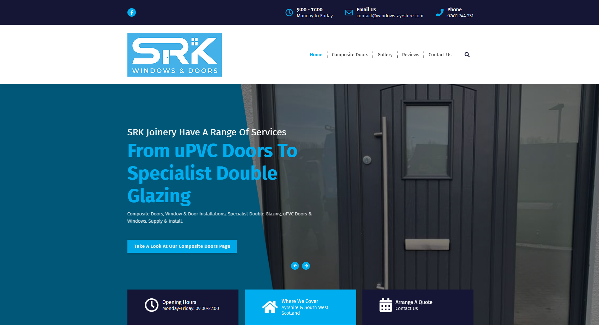 SRK Joinery Website