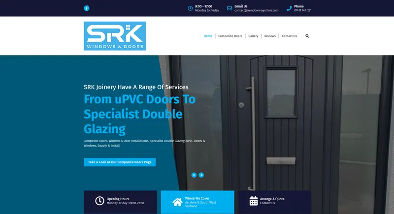 SRK Joinery Website